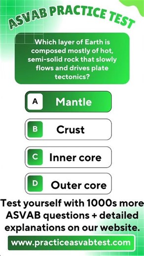 ASVAB Practice Test 2026: General Science Practice Question Explained