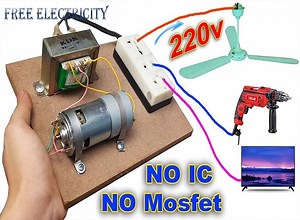 26K views · 849 reactions | Fk Tech How TO Create a 220v Generator From Motor And Inverter | April Full | Facebook