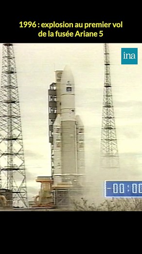 1996 : pour son premier lancement, la fusée Ariane 5 explose en vol 😱 | INA