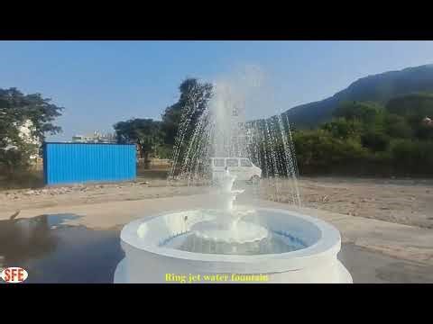 “Ring Jet Water Fountain | Stainless Steel Circular Jet Nozzle Testing by Shiv Fountains”
