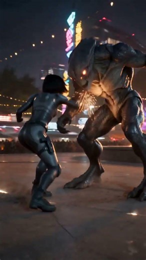 Aliens attacked Earth, but one powerful girl stood against them.