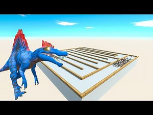 Escape From Zombie Spinosaurus - Last Survivor - Animal Revolt Battle Simulator