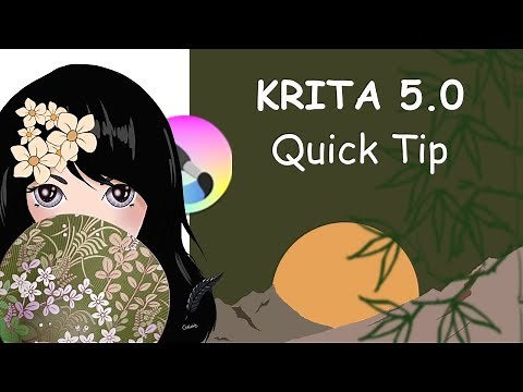 KRITA 5.0 - QUICK TIP - LOCK/UNLOCK DOCKERS