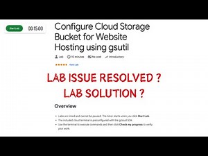 Configure Cloud Storage Bucket for Website Hosting using gsutil | 2026 | #qwiklabsarcade2026