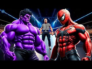 Spider-Man vs Purple Hulk - Epic Battle | Marvel vs Marvel Superhero Fight