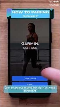 How to Pair Garmin Forerunner 70 with Garmin Connect App - Tutorial