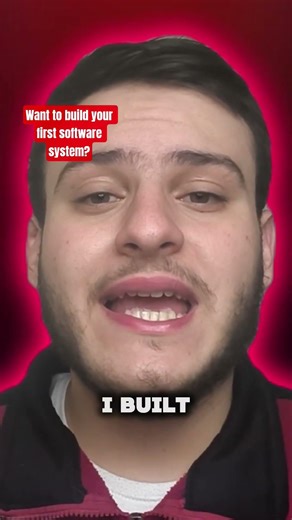 Want to build your first software system?do not miss the video in my channel!#java #computerscience