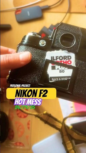 Unloading Nikon F2 for Hot Mess 24/09/2025 #nikon #nikonf2 #analogphotography