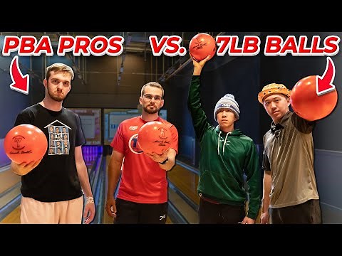 PBA Pros Vs 7lb House Balls