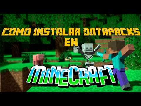 Tutorial COMO DESCARGAR DATAPACKS EN MINECRAFT JAVA ULTIMA VERSION