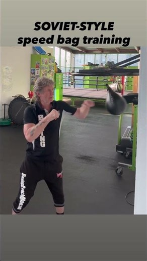 Coach Mike's Old School Soviet-Style Boxing Speed Bag Training!!! #shorts