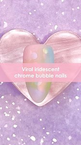 211K views · 865 reactions | Pastel tie-dye chrome bubble nails 﫧✨ Do...