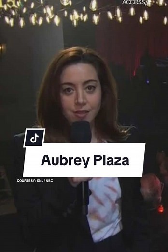 It was good to see #AubreyPlaza again for #SNL's 50th Anniversary 🤍 #snl50