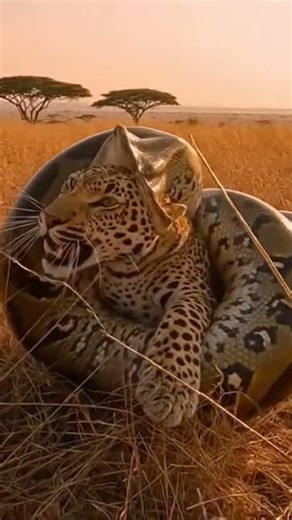 Python Catches Leopard in Deadly Encounter