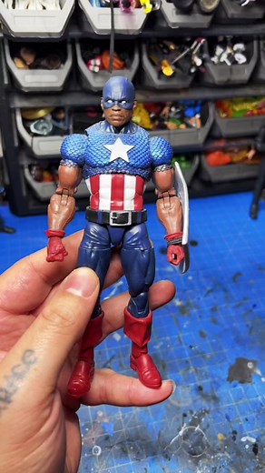 Isaiah Bradley Marvel Legends Custom Action Figure Repaint