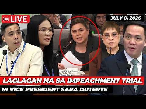 🔴 Sara Duterte Impeachment Trial LIVE | Philippine Senate Begins Historic VP Impeachment Case