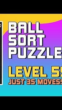 Ball Sort Puzzle Level 5908 Walkthrough [35 Moves!]