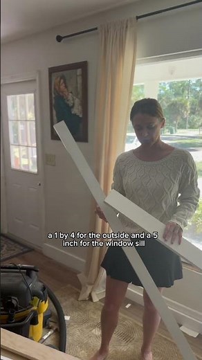 Let’s frame a craftsman style window. Easy, beginner friendly DIY trim with window sill.