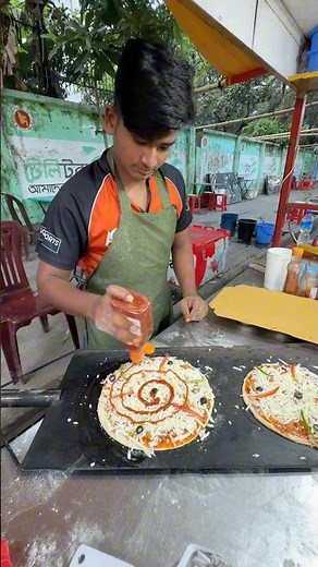 Live 12 inch’s Pizza making full process in 30 seconds!