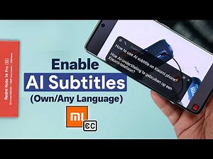 How To Use AI Subtitles on Redmi Note 14 Pro! [Enable]