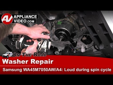Samsung Washer Repair - Loud During Spin Cycle - Transmission
