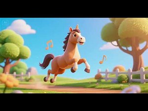 The Pony’s Running and Jumping Song 🐴🎶 | Nursery Rhymes & Kids Songs