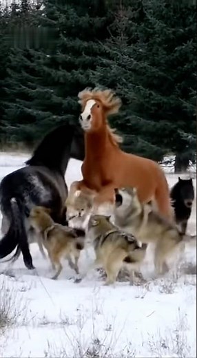 Wolves Attack Horses in Kyrgyz Mountains 😱🐎 | Real Footage