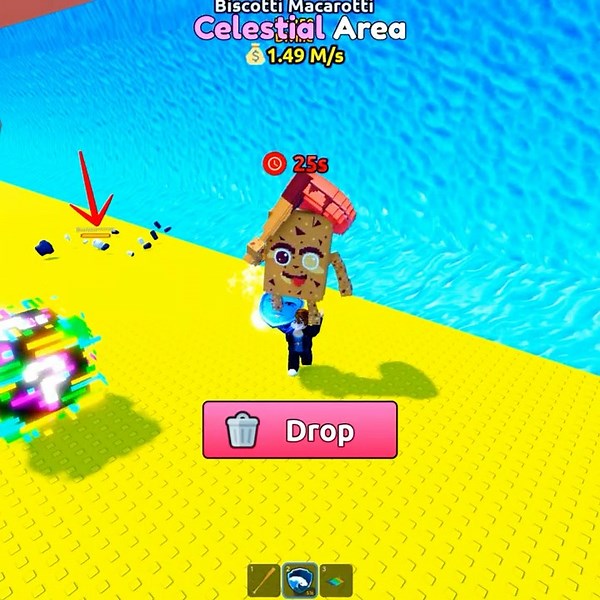 He tries his best to take this infinity box😹#roblox #naofloppa #escapetsunamiforbrainrots