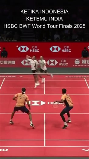 SERU INDIA VS INDONESIA PADA HSBC WORLD TOUR FINAL 2025 #badminton