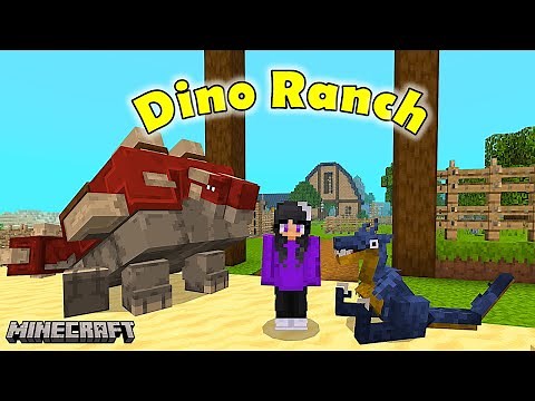 Building a DINOSAUR Ranch in Minecraft / Epi. 01: Dinosaurs in the Kitchen