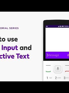 How to use voice input and predictive text on KaiOS phone