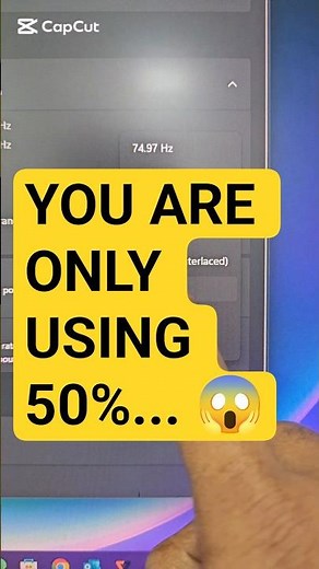 You’re Only Using 50% of Your Monitor! 😳