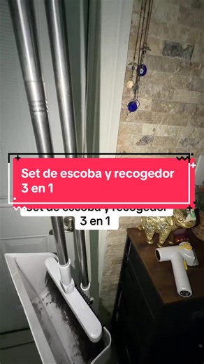 Set de escoba y recogedor 3 en 1 #setdeescobayrecogedor #3en1setdeescobayrecogedor