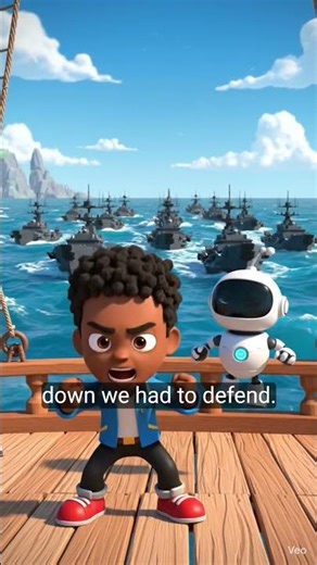 Ship Battle Attack Story |🛳️🚁 Cartoon Fighting Story | Kids Animation Video