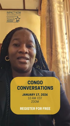 This January 17th, join Vivienne and Impact Now for Congo...