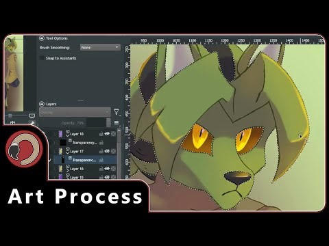 Art timelapse 2025 027 Razor . ibispaint Krita