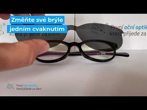 Dioptrické brýle se slunečním magnetickým klipem a polarizační úpravou