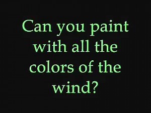 Colors of the Wind lyrics