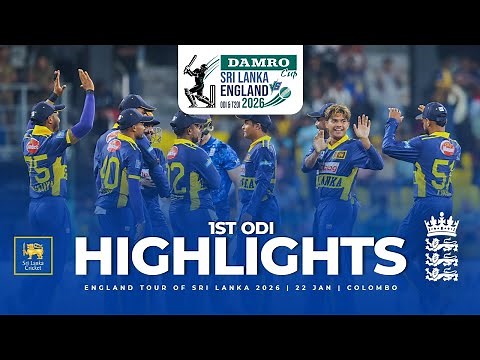Sri Lanka vs England: 1st ODI Full Match Highlights | RPICS Colombo