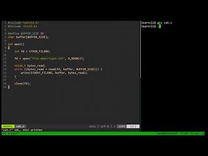 37.3 - Implementing a Simple cat Program