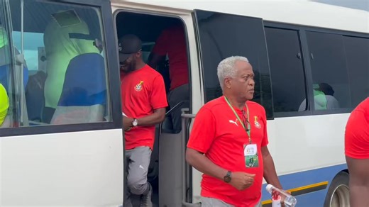 FUTSAL AFCON QUALIFIER: Ghana Futsal team arriving at the Automotive Arena for the Zambia Vs Ghana game. | Football Association of Zambia (FAZ)