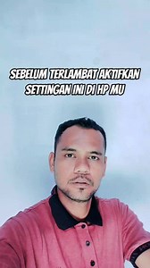 4.5K views · 9.9K reactions | Sebelum terlambat aktifkan settingan ini di hp mu #tutorial #tipsandroid #tipsdantrik | Udo Parno | Facebook