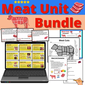 Meat Unit Bundle Beef Culinary Arts FACS FCS Foods Resource