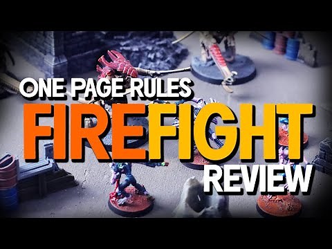 ONE PAGE RULES - Grimdark Future: Firefight Review