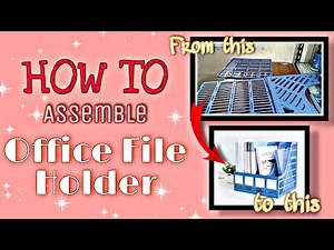 How to Assemble Office File Holder | Shopee PH | POGO TV