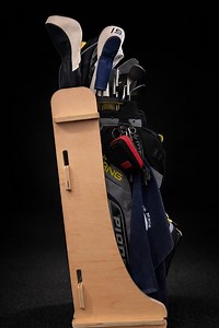 Golf Bag Storage Rack for Simulator and Driving Range, Garage Organizer, Tool-free Assembly - Etsy
