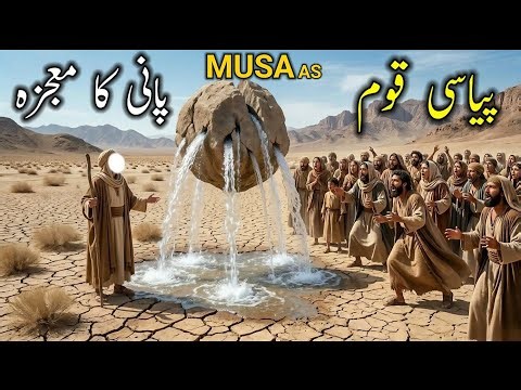 Payasi Qoam Pani Ka Moajza | 12 Chashmon Ka Moajza | Hazrat Musa Ka Waqia | Islamic waqia