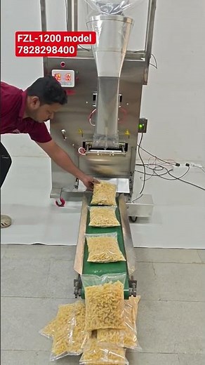 Pasta Packing Machine!! Automatic Pouch Packaging #shorts #machine #packagingmachine