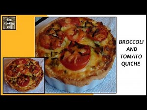 Broccoli and Tomato Quiche Recipe ( Quick and Easy )