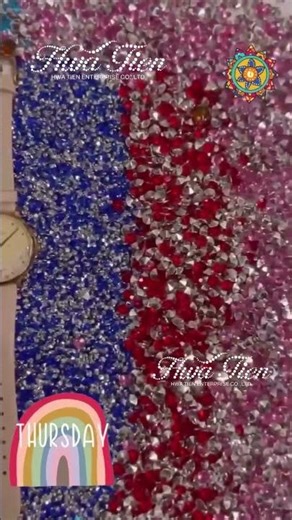 Colourful Small Rhinestones for Bright Creative Details